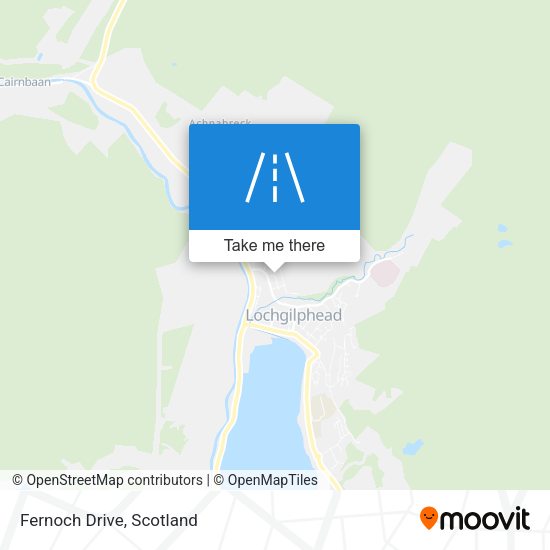 Fernoch Drive map