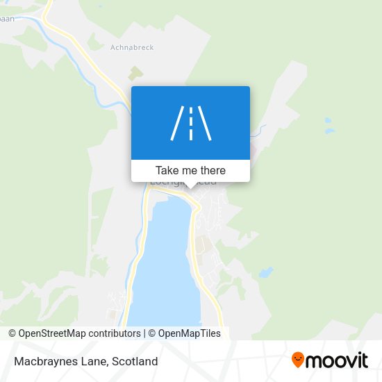 Macbraynes Lane map