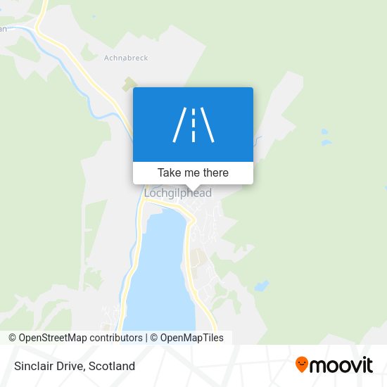 Sinclair Drive map