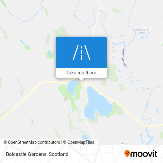 Balcastle Gardens map