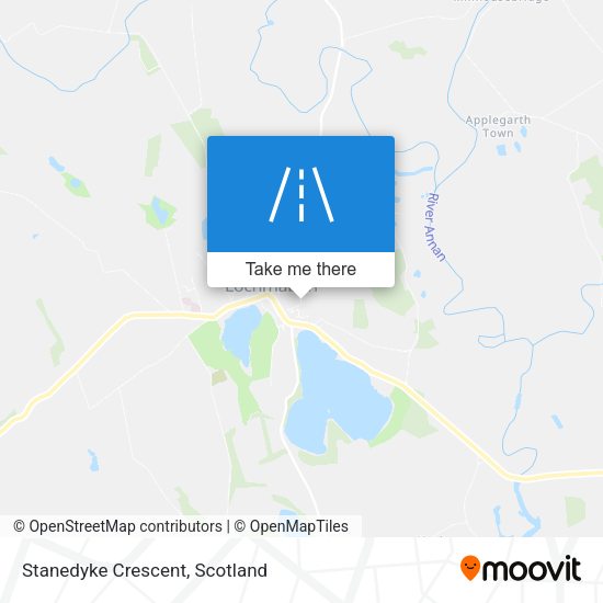 Stanedyke Crescent map