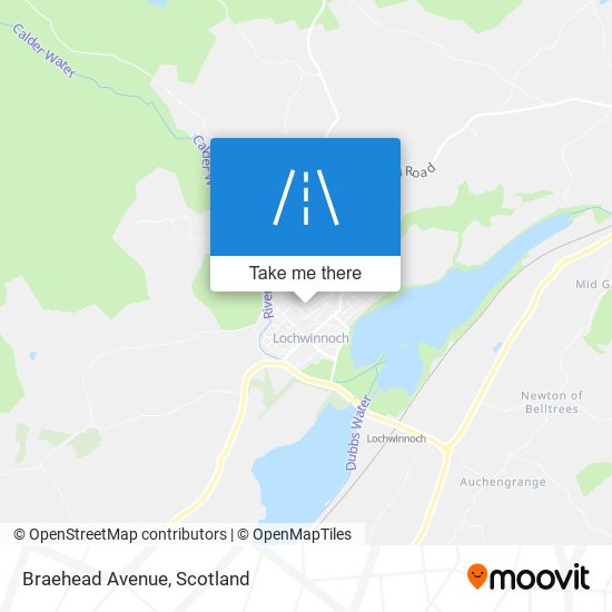 Braehead Avenue map