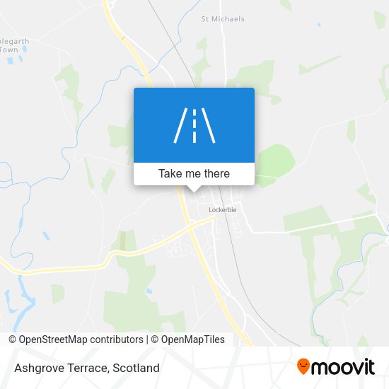 Ashgrove Terrace map