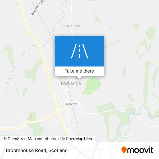Broomhouse Road map