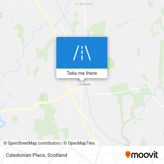 Caledonian Place map