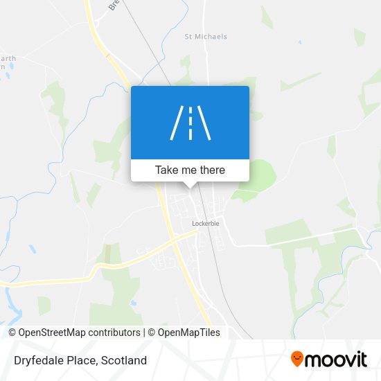 Dryfedale Place map