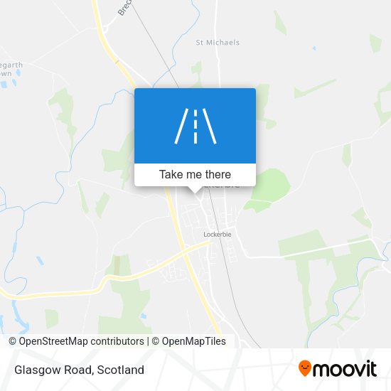 Glasgow Road map