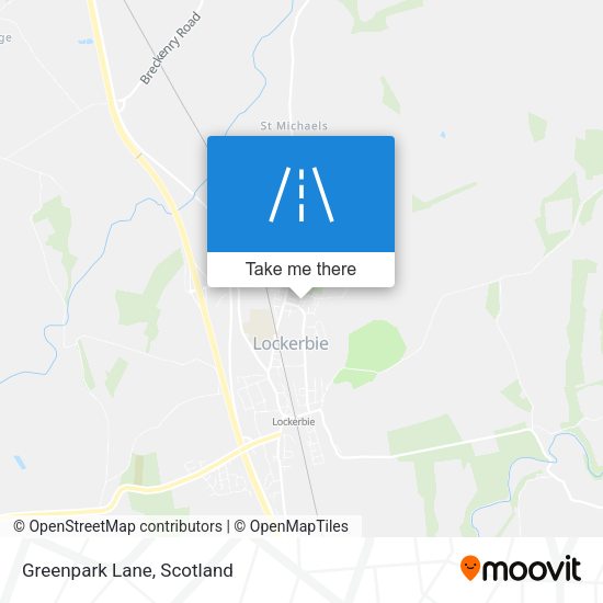 Greenpark Lane map