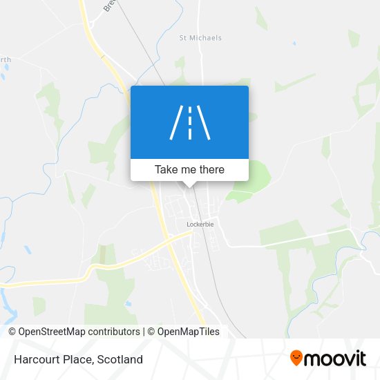 Harcourt Place map