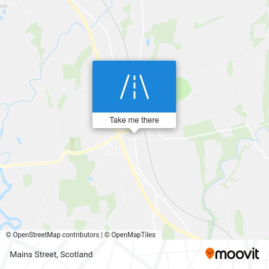 Mains Street map
