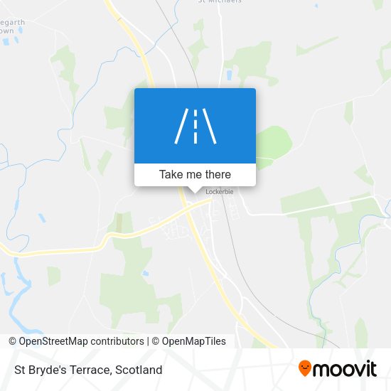 St Bryde's Terrace map