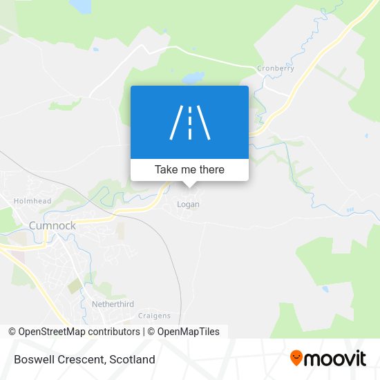 Boswell Crescent map
