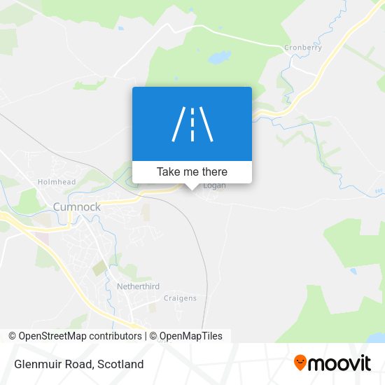Glenmuir Road map