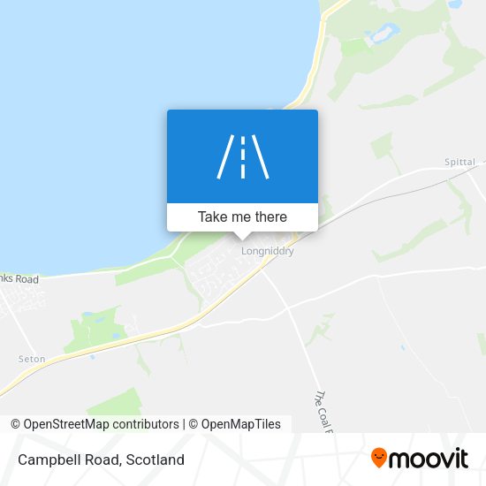 Campbell Road map