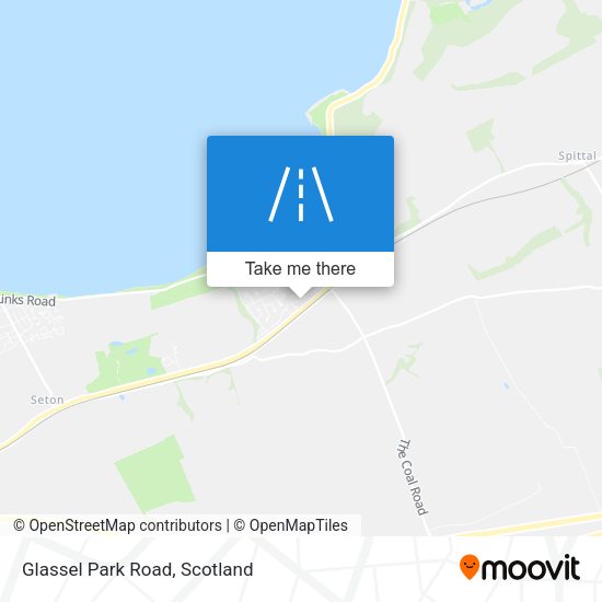 Glassel Park Road map