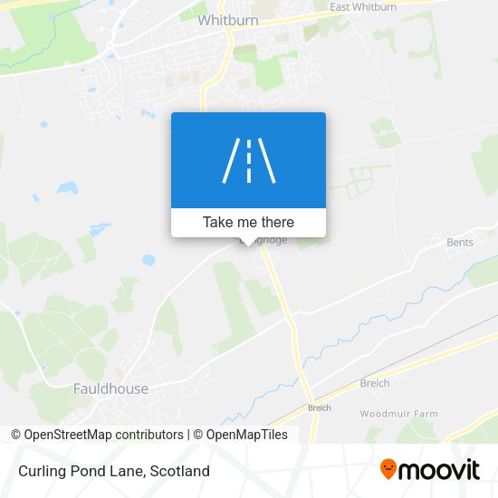 Curling Pond Lane map