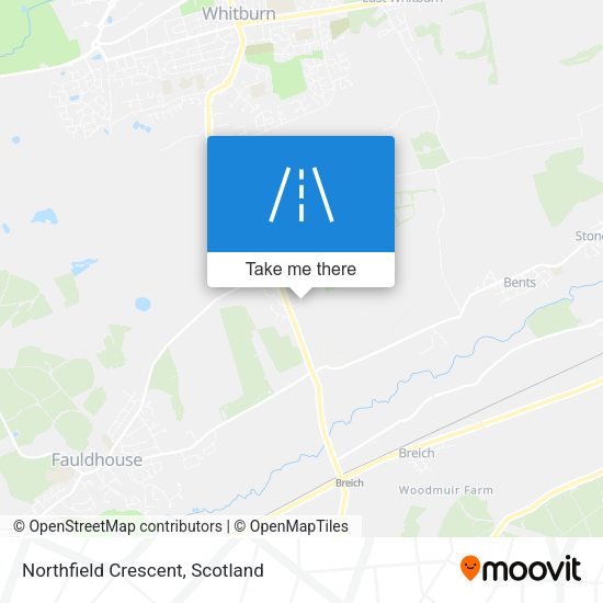 Northfield Crescent map