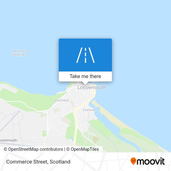 Commerce Street map