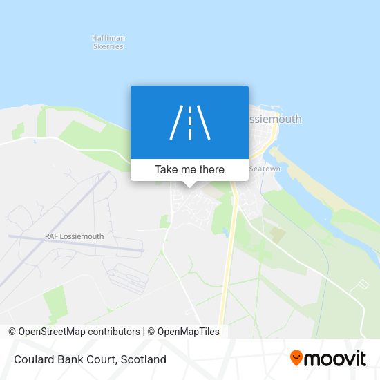 Coulard Bank Court map