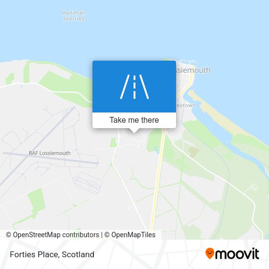 Forties Place map
