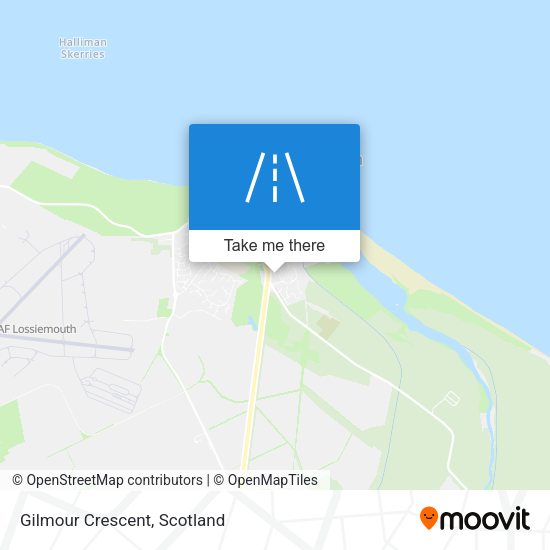 Gilmour Crescent map