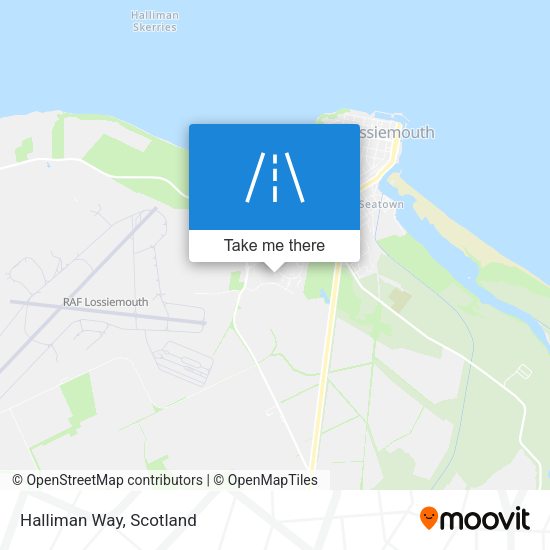 Halliman Way map