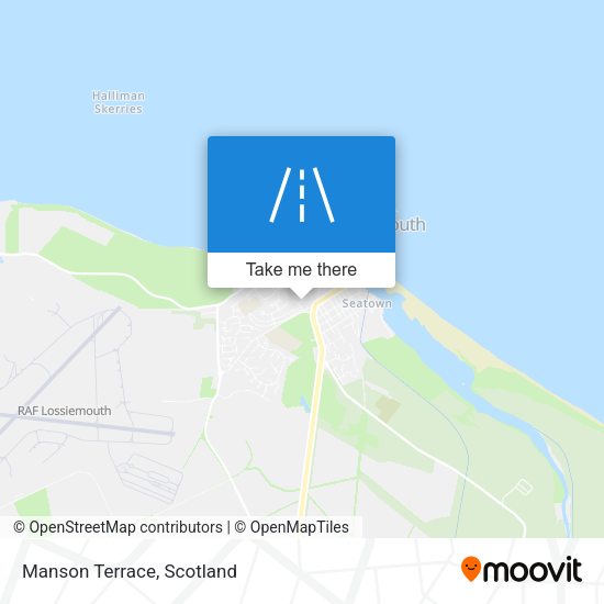 Manson Terrace map
