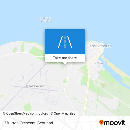 Muirton Crescent map