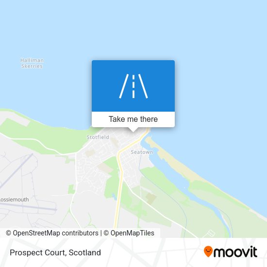 Prospect Court map