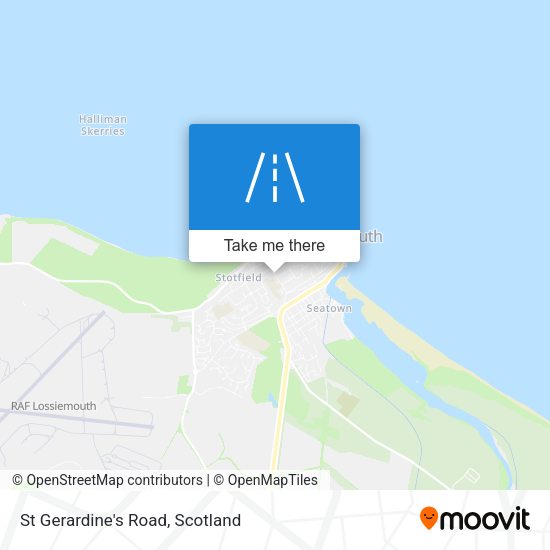 St Gerardine's Road map