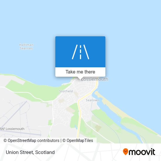 Union Street map