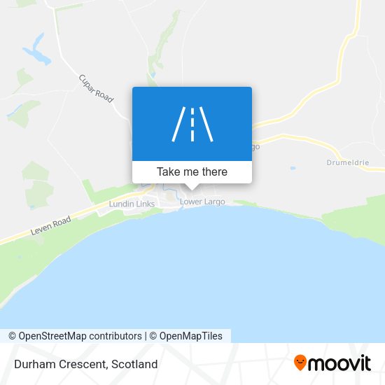 Durham Crescent map