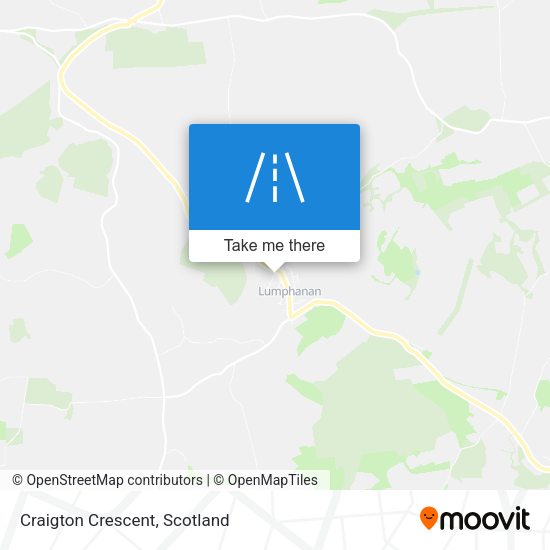 Craigton Crescent map