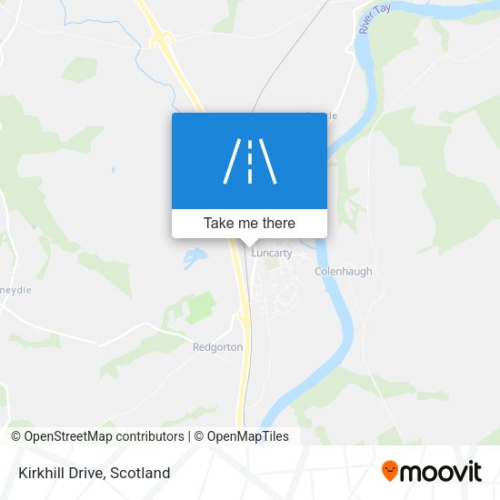 Kirkhill Drive map
