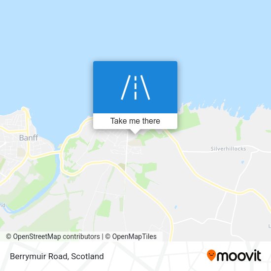 Berrymuir Road map
