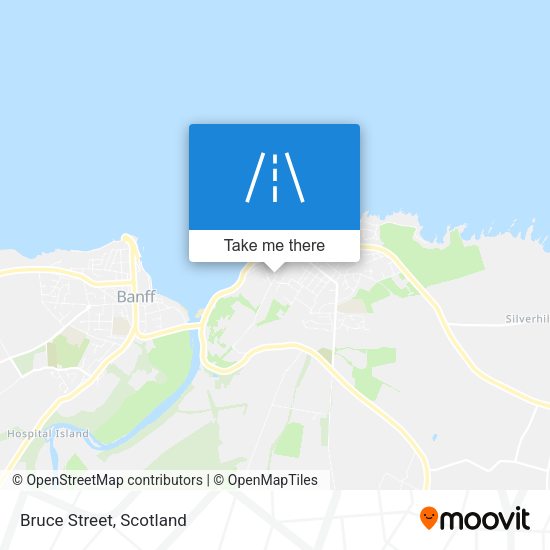 Bruce Street map