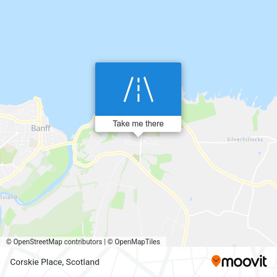 Corskie Place map