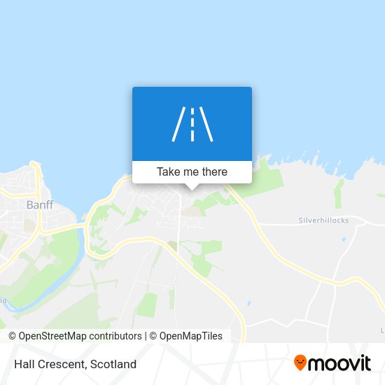 Hall Crescent map