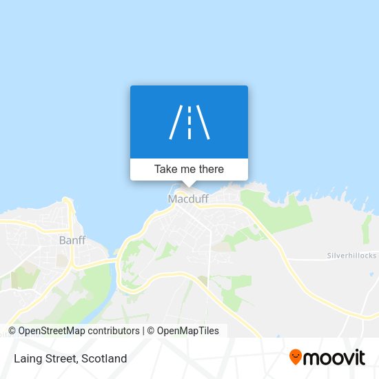 Laing Street map