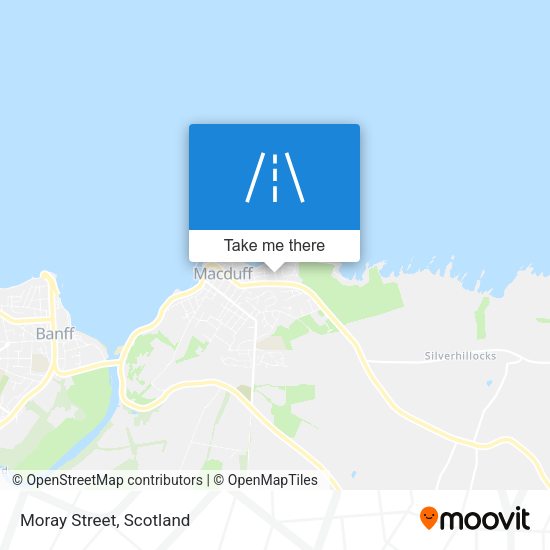 Moray Street map