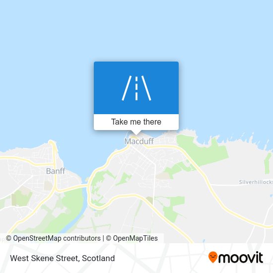 West Skene Street map