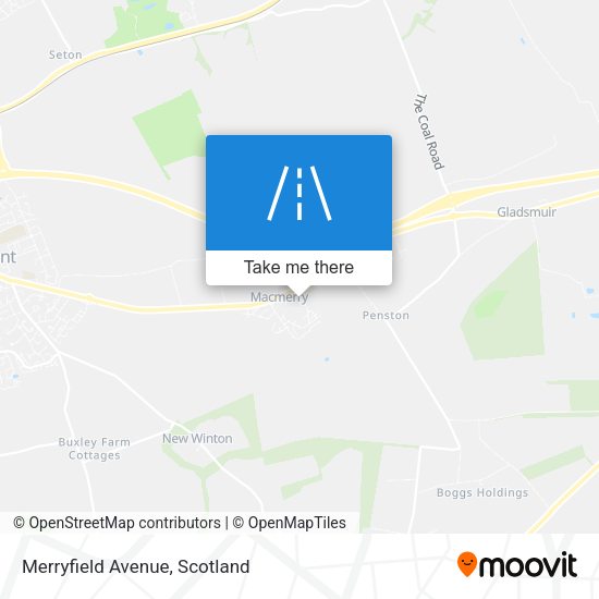 Merryfield Avenue map