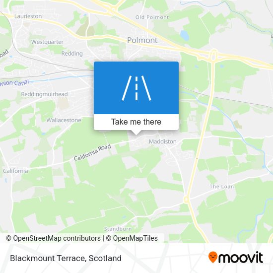 Blackmount Terrace map