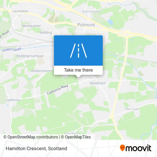 Hamilton Crescent map
