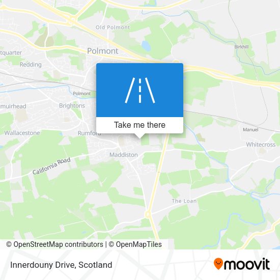 Innerdouny Drive map
