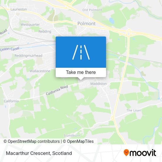 Macarthur Crescent map