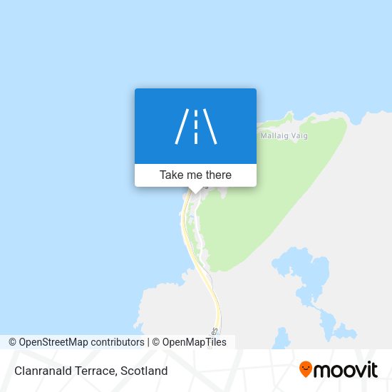 Clanranald Terrace map