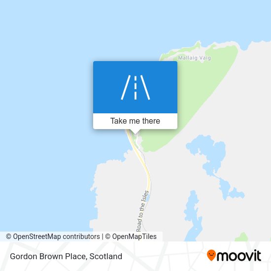 Gordon Brown Place map
