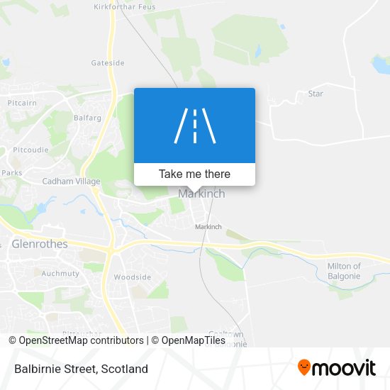 Balbirnie Street map