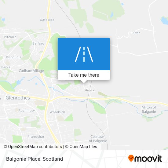 Balgonie Place map